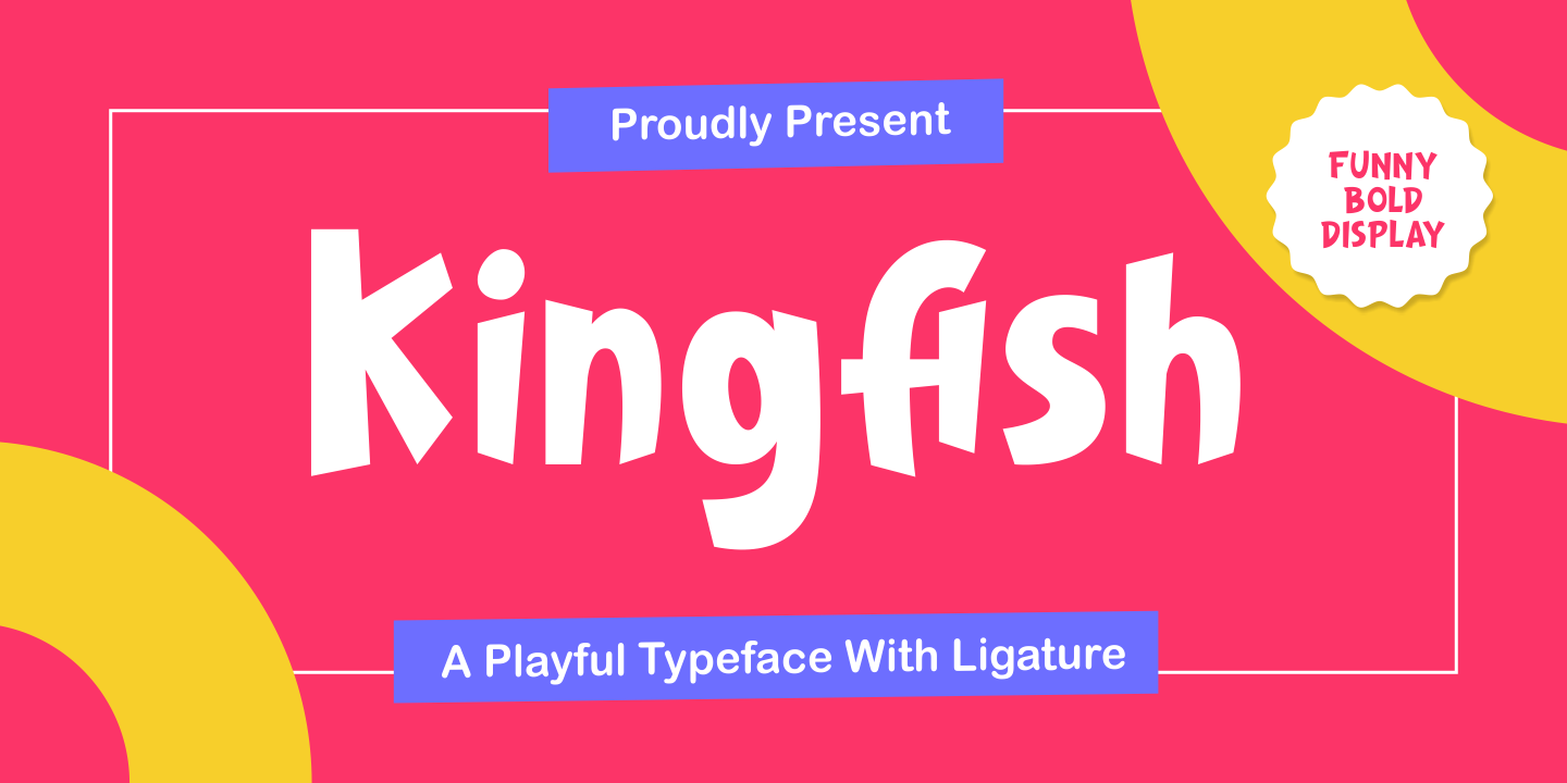 Schriftart Kingfish